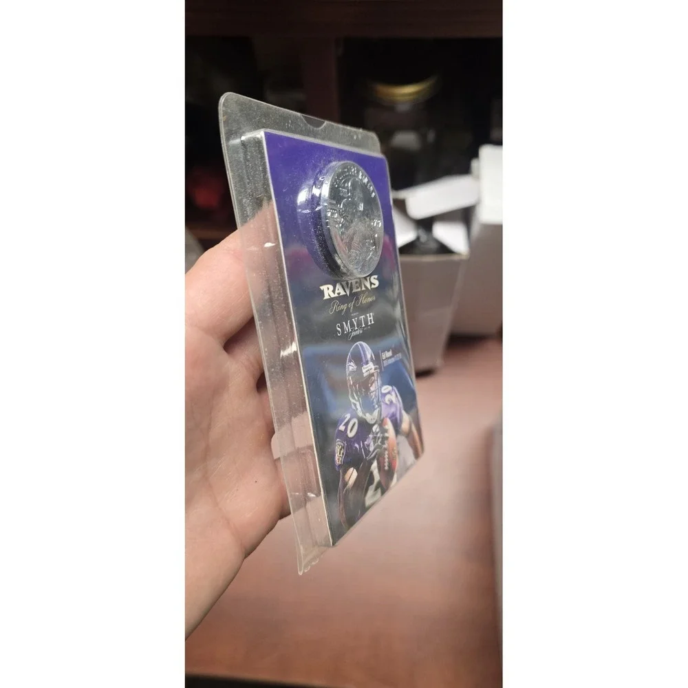 2015 Ed Reed Baltimore Ravens RING OF HONOR COIN IN THE CASE Brand New HOF